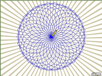 اسکرچ رسم چند ضلعی زیبا با استفاده از تابع