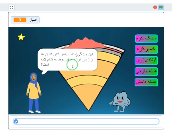 علوم چهارم لایه های زمین 600x454